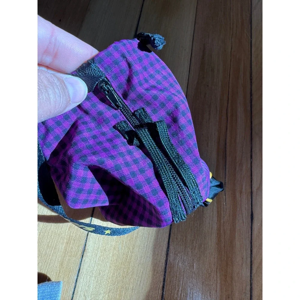 Vintage 1996 American Girl Pleasant Company Shooting Stars Gym Bag Purple Check